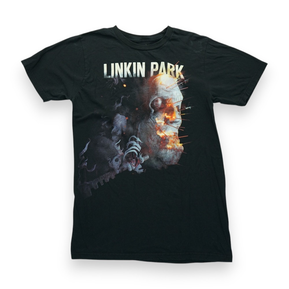 LINKIN PARK PROMO TOUR BAND‎ ROCK RAP METAL T SHIRT MEDIUM SHORT SLEEVE